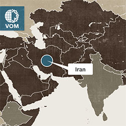 Identifying Iran on a world map.