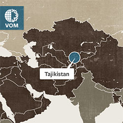 Identifying Tajikistan on a world map.